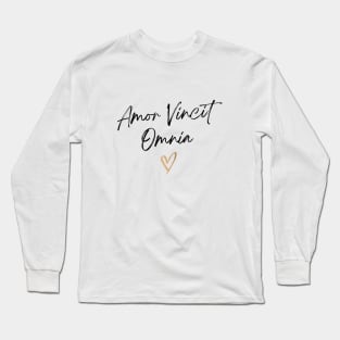 Amor Vincit Omnia - Love Conquers All Long Sleeve T-Shirt